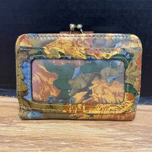 Patricia Nash Wildflower Collection Iberia Leather Wallet #4184